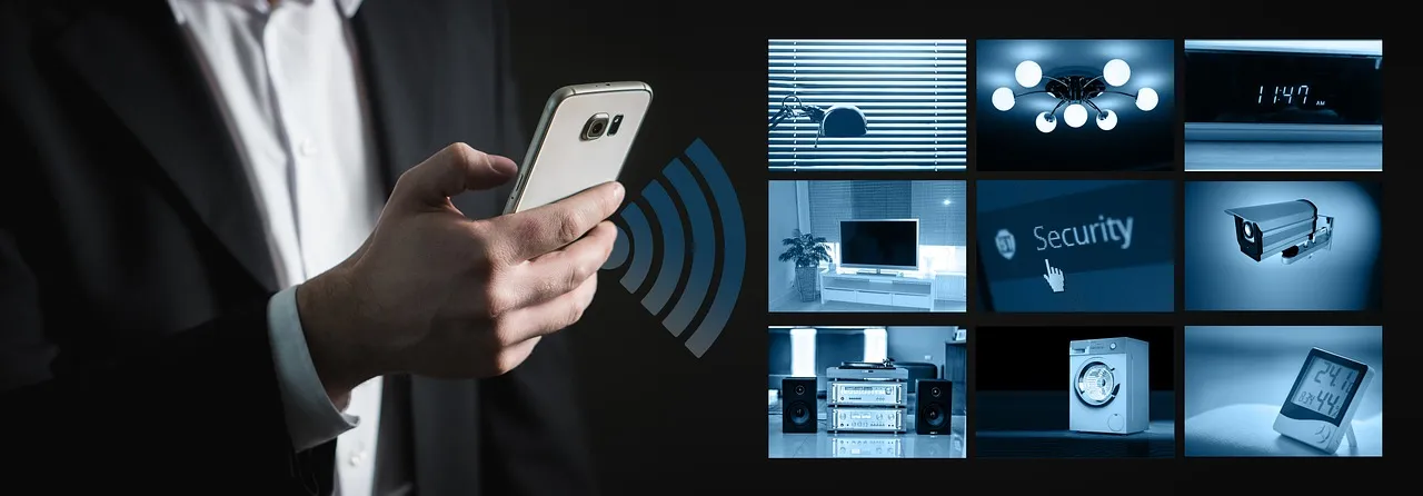 Smart home setup with automated lighting and integrated security
